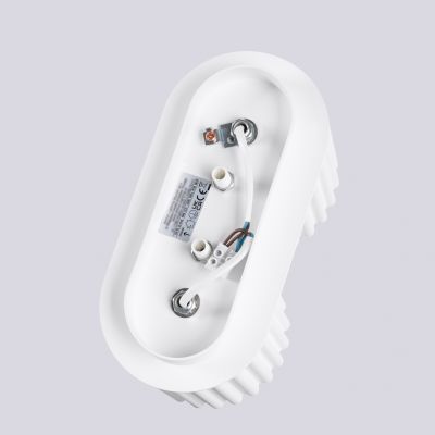 Plafon podwójny ryflowany AURA GU10 biały SL.1780 SOLLUX  (SL.1780)