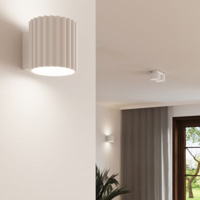 Plafon ryflowany AURA Gx53 biały SL.1782 SOLLUX  (SL.1782)
