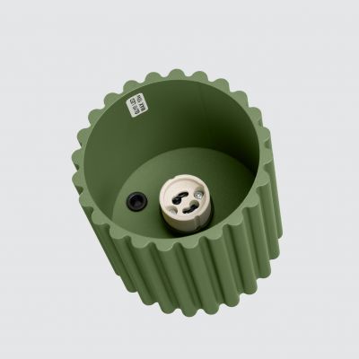 Plafon ryflowany AURA GU10 zielony oliwkowy SL.1794 SOLLUX  (SL.1794)