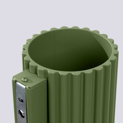 Kinkiet ryflowany AURA G9 zielony oliwkowy SL.1796 SOLLUX  (SL.1796)