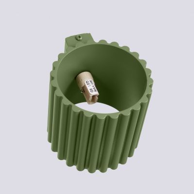 Kinkiet ryflowany AURA G9 zielony oliwkowy SL.1796 SOLLUX  (SL.1796)