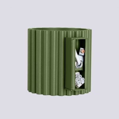 Kinkiet ryflowany AURA G9 zielony oliwkowy SL.1796 SOLLUX  (SL.1796)