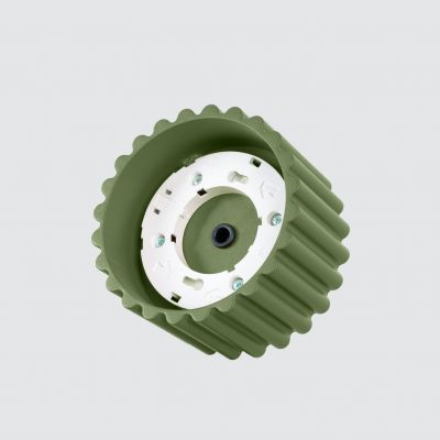 Plafon ryflowany AURA Gx53 zielony oliwkowy SL.1797 SOLLUX (SL.1797)