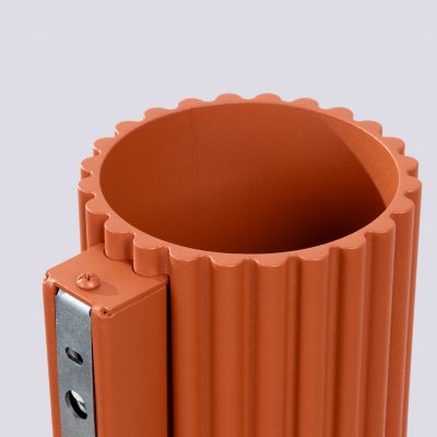 Kinkiet ryflowany AURA G9 ochra czerwona SL.1801 SOLLUX  (SL.1801)