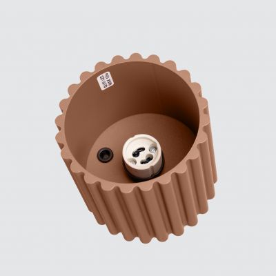 Plafon ryflowany AURA GU10 mocca SL.1804 SOLLUX  (SL.1804)