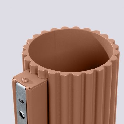 Kinkiet ryflowany AURA G9 mocca SL.1806 SOLLUX  (SL.1806)