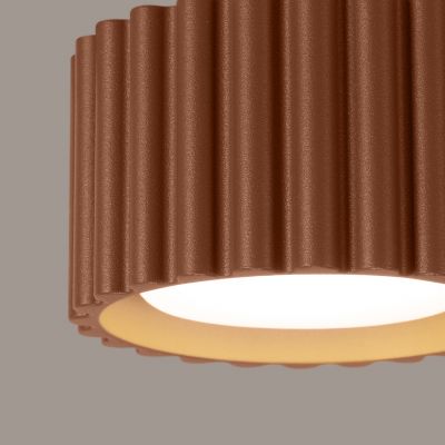  Plafon ryflowany AURA Gx53 mocca SL.1807 SOLLUX (SL.1807)