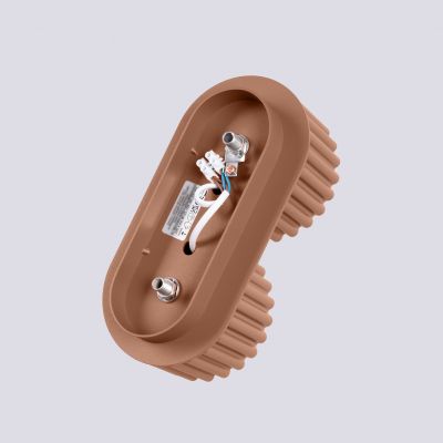 Plafon podwójny ryflowany AURA Gx53 mocca SL.1808 SOLLUX (SL.1808)