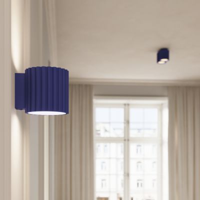 Plafon podwójny ryflowany AURA GU10 ultramaryna SL.1810 SOLLUX  (SL.1810)