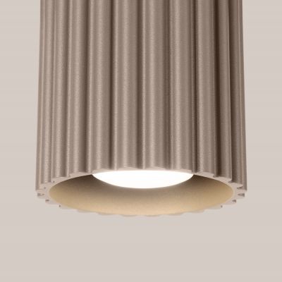 Plafon ryflowany AURA GU10 taupe SL.1814 SOLLUX  (SL.1814)