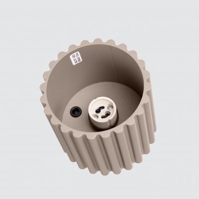 Plafon ryflowany AURA GU10 taupe SL.1814 SOLLUX  (SL.1814)