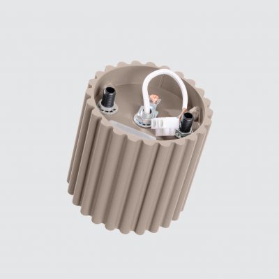 Plafon ryflowany AURA GU10 taupe SL.1814 SOLLUX  (SL.1814)