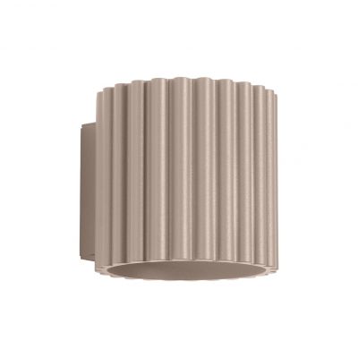 Kinkiet ryflowany AURA G9 taupe SL.1816 SOLLUX  (SL.1816)
