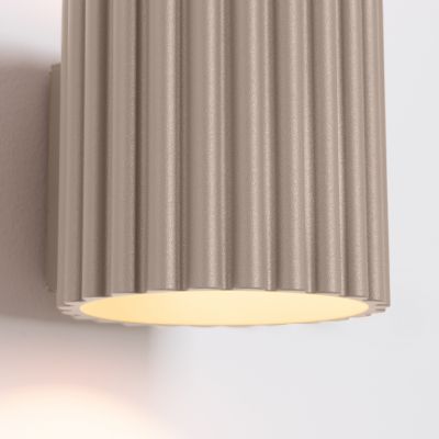 Kinkiet ryflowany AURA G9 taupe SL.1816 SOLLUX  (SL.1816)