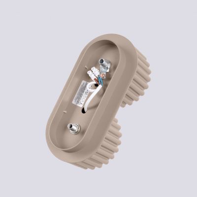 Plafon podwójny ryflowany AURA Gx53 taupe SL.1818 SOLLUX  (SL.1818)