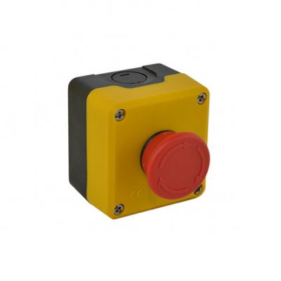 Kaseta czarno-żółta, stop bezpieczeństwa, ryglowany 40 mm (1NC) (T0-P1EC400E40)