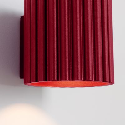 Kinkiet ryflowany AURA G9 burgundowy SL.1821 SOLLUX  (SL.1821)