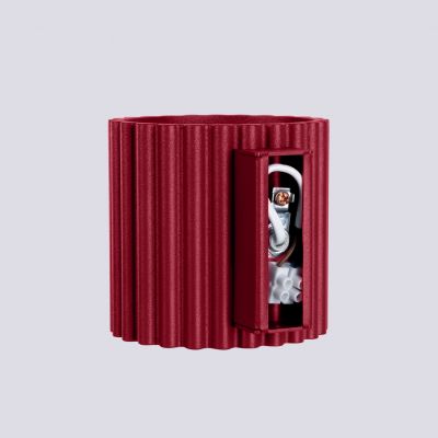 Kinkiet ryflowany AURA G9 burgundowy SL.1821 SOLLUX  (SL.1821)