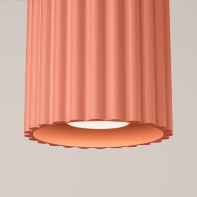 Plafon ryflowany AURA GU10 brzoskwiniowy SL.1824 SOLLUX  (SL.1824)