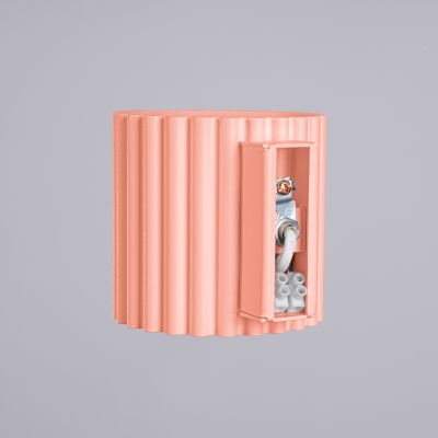 Kinkiet ryflowany AURA G9 brzoskwiniowy SL.1826 SOLLUX  (SL.1826)