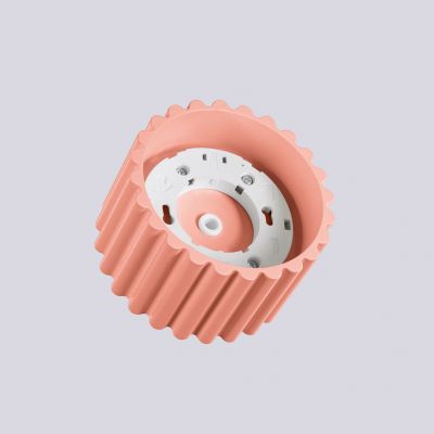 Plafon ryflowany AURA Gx53 brzoskwiniowy SL.1827 SOLLUX  (SL.1827)