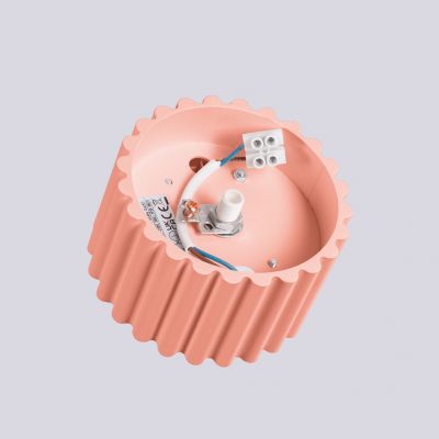 Plafon ryflowany AURA Gx53 brzoskwiniowy SL.1827 SOLLUX  (SL.1827)