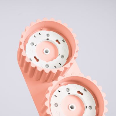 Plafon podwójny ryflowany AURA Gx53 brzoskwiniowy SL.1828 SOLLUX  (SL.1828)