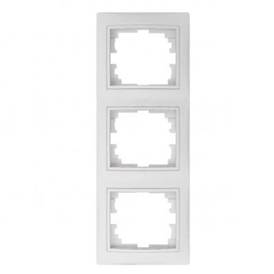 Ramka potrójna pionowa DOMO 01-1530-002 biały 24768 KANLUX (24768)