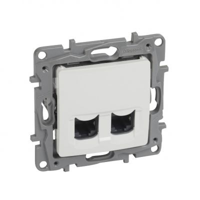 Niloe/Niloe Selection - Gniazdo 2Xrj45 Kat. 6 Ftp Białe 764578 LEGRAND (764578)