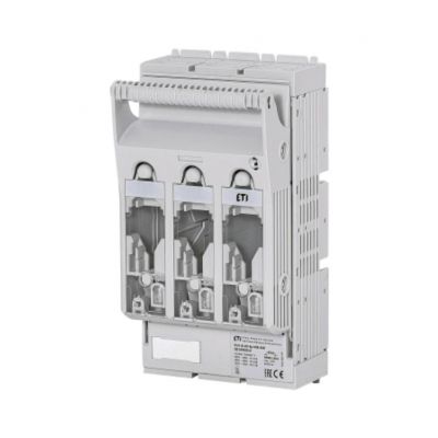 Rozłącznik bezpiecznikowy na szyny prądowe - rozstaw 60mm KVL-B-1 3P  M10-M10 001690912 ETI (001690912)