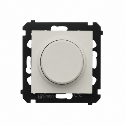 Simon 55 Ściemniacz obrotowy do LED ściemnialnych 230V 2–200 W kaszmirowy TES9L.01/142 (TES9L.01/142)