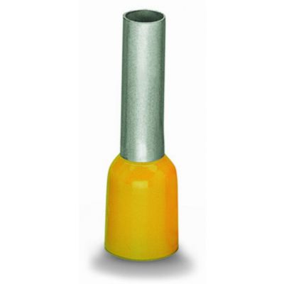 Końcówka tulejkowa izolowana 6mm2 żółta długość 12mm 216-208 /100szt./ WAGO (216-208)