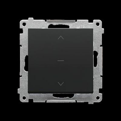 Simon 55 Łącznik roletowy trójpozycyjny 1-0-2 szybkozłączka Czarny mat TZW1K.01/149 KONTAKT (TZW1K.01/149)