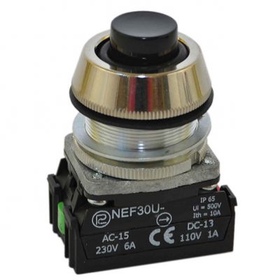 Przycisk NEF30-UWXY czarny (W0-NEF30-UW XY S)