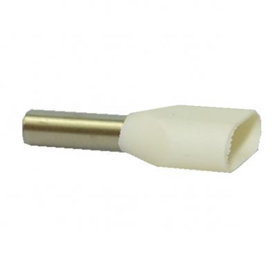 Końcówka kablowa, Białe, tulejka izolowana 2x0.75mm2 x 8 (500szt) (T0-8162-80003980)