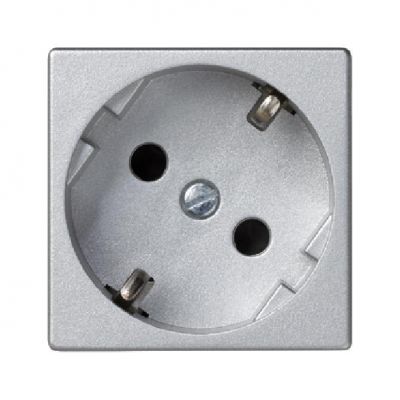 Simon Connect Gniazdo K45 schuko 16A/230V aluminium K01/8 KONTAKT (K01/8)