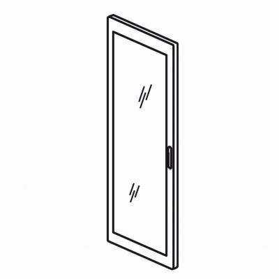 Drzwi Profilowane Transparentne 1800 X 725 020564 LEGRAND (020564)