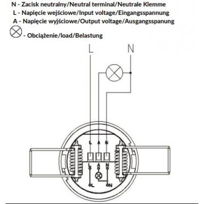 Czujnik ruchu i obecności 360st. IP20, 800W, do sufitów podwieszanych, mini OR-CR-235 ORNO (OR-CR-235)