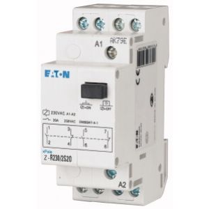 Z-R230/4O Przekaźnik impulsowy z przyciskiem ręcznego załączania 20A 230V AC 4R 265228 EATON (265228)