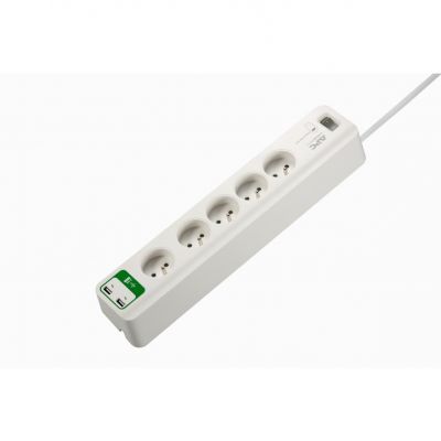 Listwa przeciwprzepięciowa 230V 5 wyjść typu Schuko z 2-portową ładowarką USB PM5U-FR SCHNEIDER (PM5U-FR)