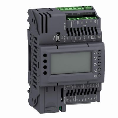 Modicon M172 Sterownik PLC HVAC 2 DI 8 AI 6 DO 2 AO wyświetlacz CAN RS485 USB mini B TM172ODM18R SCHNEIDER (TM172ODM18R)