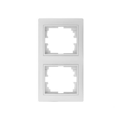 Ramka podwójna pionowa DOMO 01-1520-002 biały 24767 KANLUX (24767)