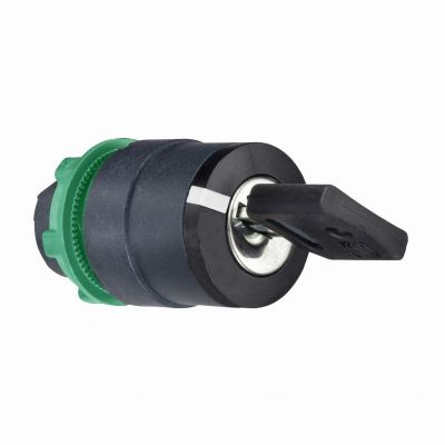 Harmony XB5 Przełącznik 3 położeniowy z kluczem nr 8D1 czarny plastikowy ZB5AG03D SCHNEIDER (ZB5AG03D)
