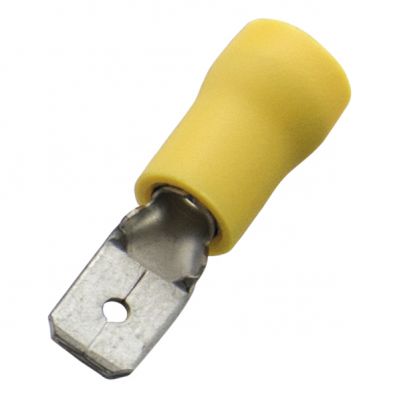Wsuwka  izol.  4,0-6/0,8x6,3x0,8 PVC niebieska 260426 HAUPA (260426)