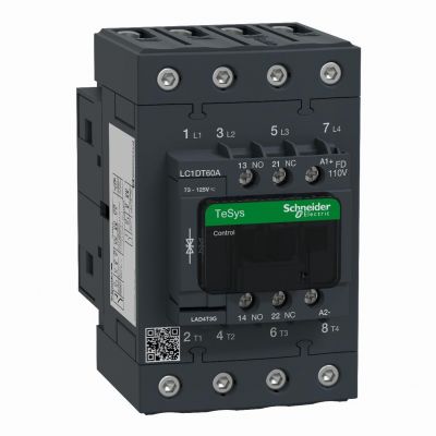4P STYCZNIK EVERLINK AC1 415V 60 A CEWKA 110V DC SCHNEIDER (LC1DT60AFD)