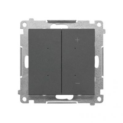 Simon 55 DIMMER RGB – Ściemniacz do pasków RGBW sterowany smartfonem Grafitowy mat TESRGB1W.01/116 (TESRGB1W.01/116)