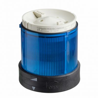 Harmony XVB Element świetlny z filtrem rozpraszającym fi70 niebieski ciągły LED 24V AC/DC XVBC2B6D SCHNEIDER (XVBC2B6D)
