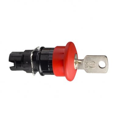 Harmony XB6 STOP awaryjny czerwony bez podświetlenia klucz nr 200 okrągły fi30mm ZB6AS934 SCHNEIDER (ZB6AS934)