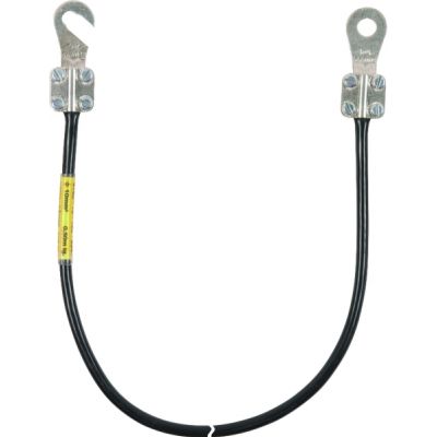 Kabel uziemiający 16 mm2 / dł. 1,0 m (kolor czarny) (416410)