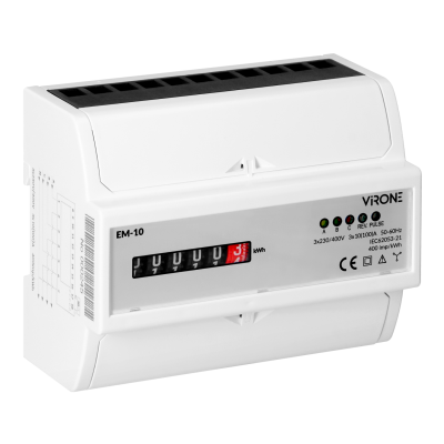 Licznik energii 3 fazowy 100A zużycia prądu podlicznik trójfazowy VIRONE (EM-10)